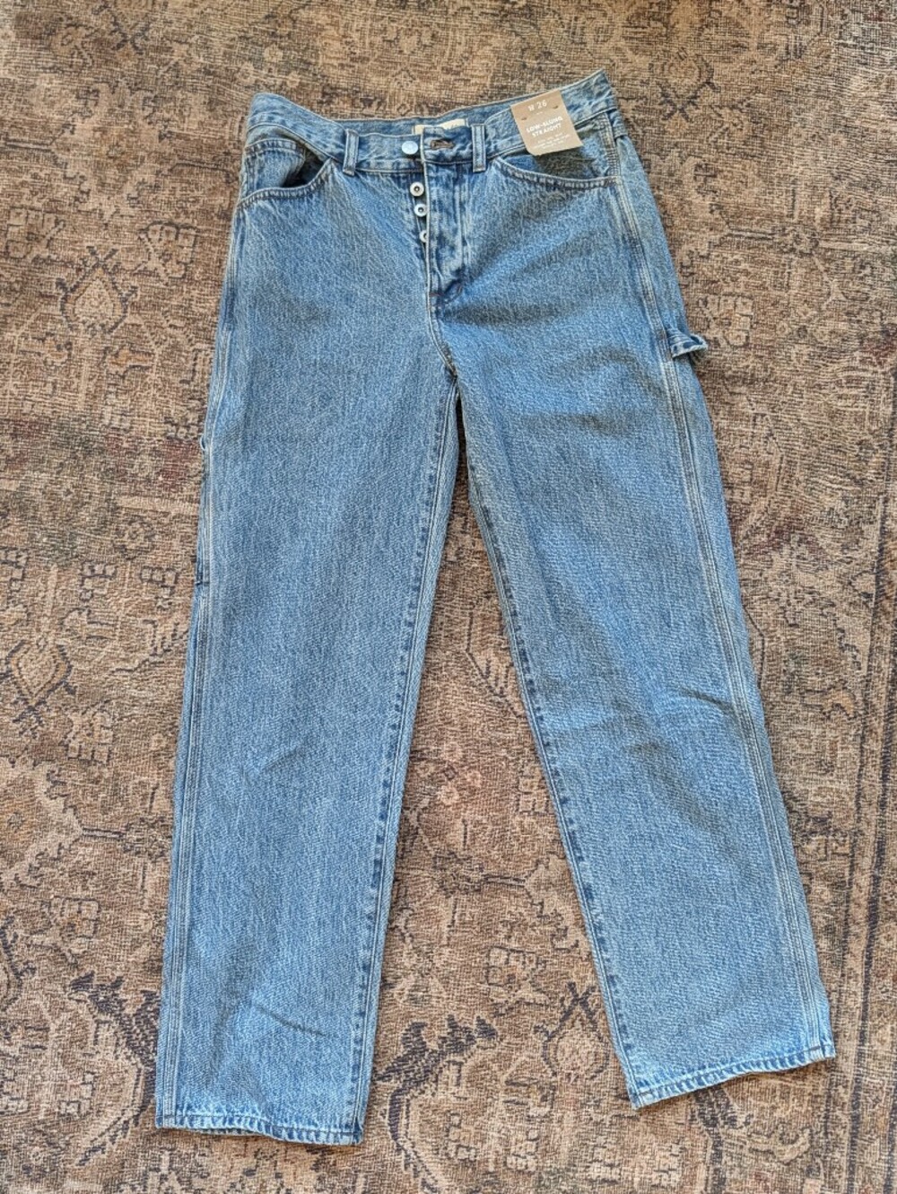 Madewell Women's Straight Utility Denim Jeans